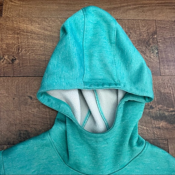 Under Armour Womens hoodie medium loose fit cold gear green gray - Picture 4 of 6